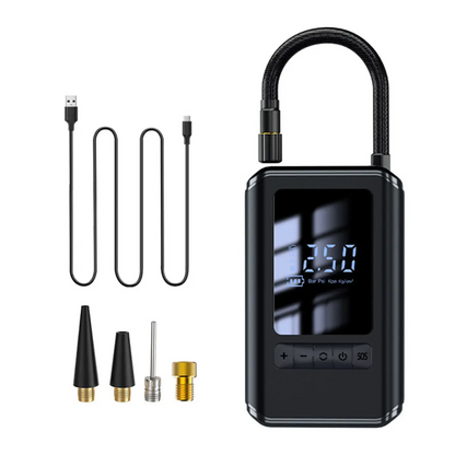 Compresor digital portátil para emergencias